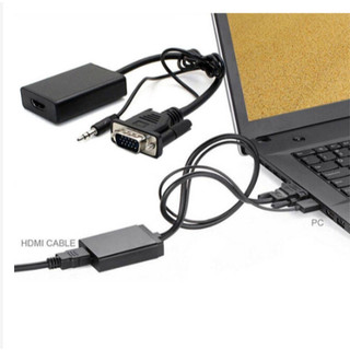 Cáp chuyển đổi từ vga sang hdmi có âm thanh-vga to hdmi có âm thanh