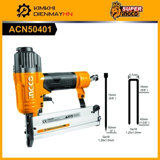 Súng bắn đinh thẳng và đinh u 2 trong 1 ingco acn50401