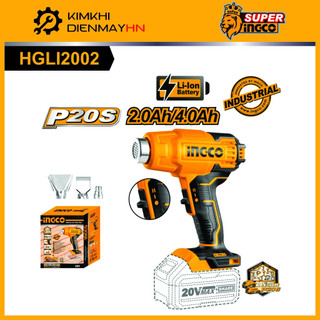 Thân máy khò nhiệt, máy thổi hơi nóng dùng pin 20v ingco hgli2002