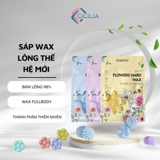 100gr Sáp Wax Lông CICILIA Phiên Bản Mới Thiết Kế Hoa Dễ Thương Wax Full Body, Râu Ria Mép, Chân Tay 893