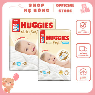 [SKIN PERFECT] Tã dán sơ sinh Huggies size S- 54 miếng, 80 miếng