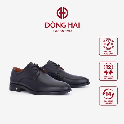 Giày Tây Nam Đông Hải Viền Chỉ Buộc Dây Sang Trọng Công Sở Đi Làm 6cm - G2286
