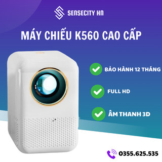 Máy chiếu mini kaw k560 android 9.0, kết nối điện thoại, bảo hành 12 tháng chính hãng