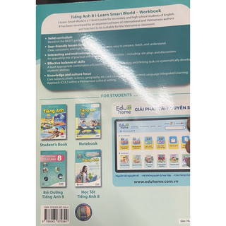 Sách - (Combo 2 Cuốn ) Tiếng Anh 8 i-Learn Smart World ( Sách Học sinh + Sách Bài Tập )