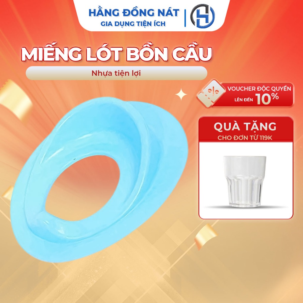 Miếng lót bồn cầu tập cho bé thói quen đi vệ sinh tiện lợi nhựa cao cấp an toàn Hằng Đồng Nát 5439