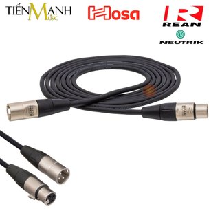 Dây cáp tín hiệu hosa xlr pro rean by neutrik 2 đầu canon balanced hxx-001.5, hxx-003, hxx-005, 010, 015, 020