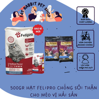 500g hạt Felipro Chống Sỏi Thận Cho Mèo Vị Hải Sản 🦞