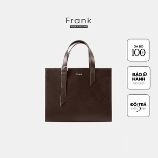 Túi tote đeo chéo nam da bò mastrotto cao cấp frank santiago l tote bag màu nâu - tuscan brown
