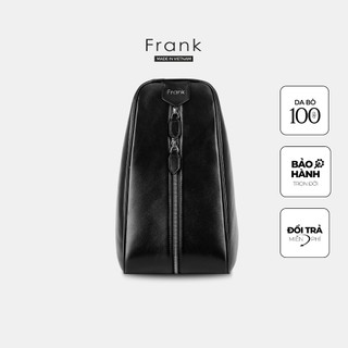 Balo nam da bò mastrotto cao cấp frank trigon backpack màu đen