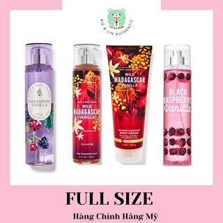 Auth us _ wild madagascar vanilla | black raspberry vanilla xịt thơm body mist