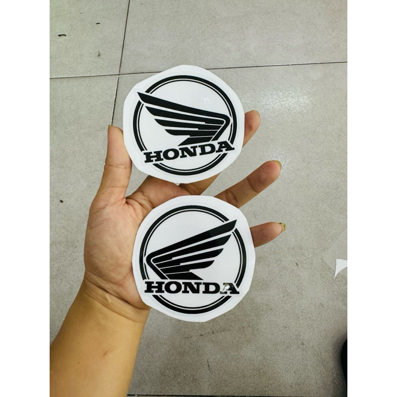 Logo cánh chim Honda dán các dòng xe Cub decal cao cấp(7,5cm)