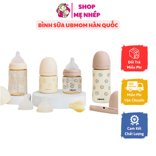 Bình sữa ubmom hàn quốc họa tiết ppsu 120ml/200ml/ 280ml