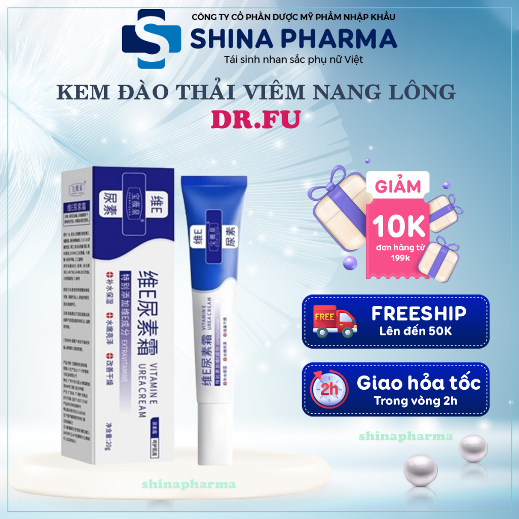 Kem Đào Thải Viêm Nang Lông Dr.Fu - Kem Dr.Fu Loại Bỏ Á Sừng, Viêm Lỗ Chân Lông, Đào Thải Bụi Bẩn Hiệu Quả