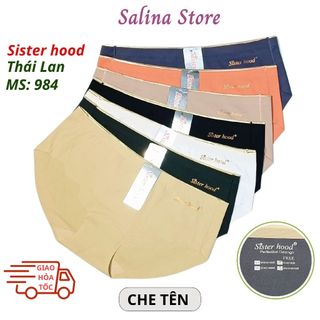  Combo quần lót nữ su đúc Thái Lan Sister hood MS984 quần chip không đường viền mát mịn co giãn 
