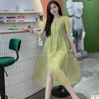 Váy bầu công sở - đầm bầu xinh thiết kế cộc tay