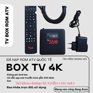 Android Tivi Box 360 Viettel  mã DV9135,HP40A,IP952,IP151N,B866V2,B866V2F , DV8535 rom ATV Hàng cũ