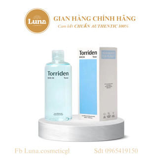 Nước hoa hồng Toner Torriden Dive-in toner 300ML