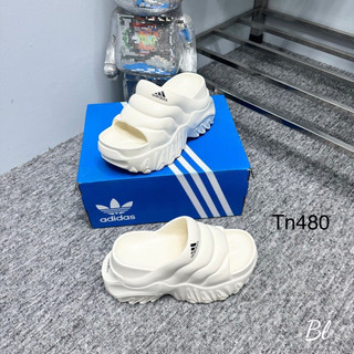 [NOBOX] Dép Bánh Mỳ Cao Su Non Đế Cao adidas