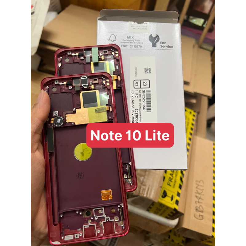  Màn hình Samsung Note 10 Lite zin hãng liền khung 