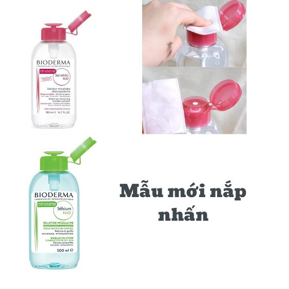[CHÍNH HÃNG] Nước tẩy trang Bioderma làm sạch sâu, dịu nhẹ loại bỏ bụi bẩn, dầu nhờn dành cho mọi loại da loại 500ml | BigBuy360 - bigbuy360.vn