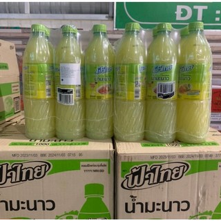 Sỉ thùng 12 chai nước cốt chanh thái lan 1000ml date xa 2025