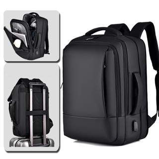 ( Hàng Cao Cấp) Balo Đựng Laptop 17 inch Cao Cấp Ba Lô Đi Công Tác Đi Làm Có Thể Mở Rộng