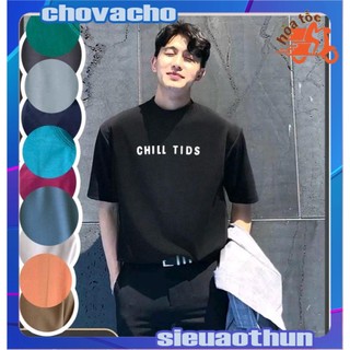 Áo thun Stee Cổ ôm CUDDLE không in ICVCVNI Unisex