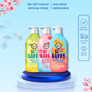 Sữa tắm cấp ẩm, dưỡng trắng Happy Bath Be Happy Body Wash 900g