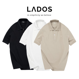 Áo Thun Polo Nam Ngắn Tay LADOS-29156 Vải Cá Sấu Interlock Form Regular Fit dòng áo premium đơn giản sang trọng