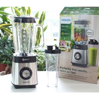 Phụ kiện máy xay philip HR3573 cối thuỷ tinh, cụm dao
