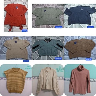 Thanh lý áo len nữ size 40-80kg
