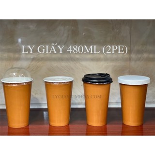 50 cái Ly giấy 480ml (hình ngẫu nhiên) (2PE)