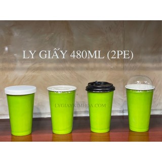 50 cái Ly giấy 480ml (hình ngẫu nhiên) (2PE)