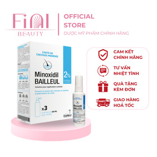 Xịt mọc tóc Minoxidil Bailleul 2% | NGĂN RỤNG TÓC, KÍCH THÍCH MỌC TÓC [Hộp 3 lọ 60ml]