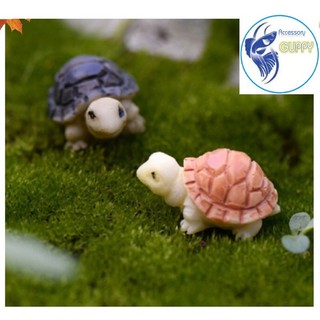 Tiểu cảnh mô hình rùa con mini trang trí tiểu cảnh, sân vườn, chậu cây kiểng