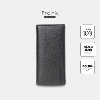Ví dài cầm tay nam da bò epsom frank stripe long wallet bóp nam dài da thật nhiều ngăn cao cấp
