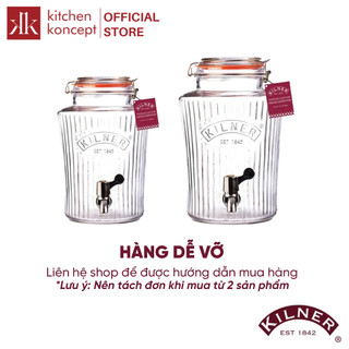 [Mã BMLTB200 giảm đến 100K đơn 499K] Bình Nước Thủy Tinh Kilner Vintage