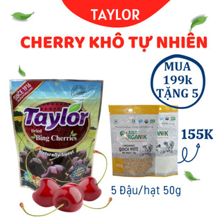 Anh Đào Cherry Khô Taylor Khô Tự Nhiên - Trái cây sấy khô Cho Bé Ăn Vặt Bà Bầu 170g/45g