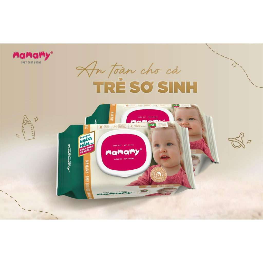 Khăn Ướt MAMAMY 120 Tờ
