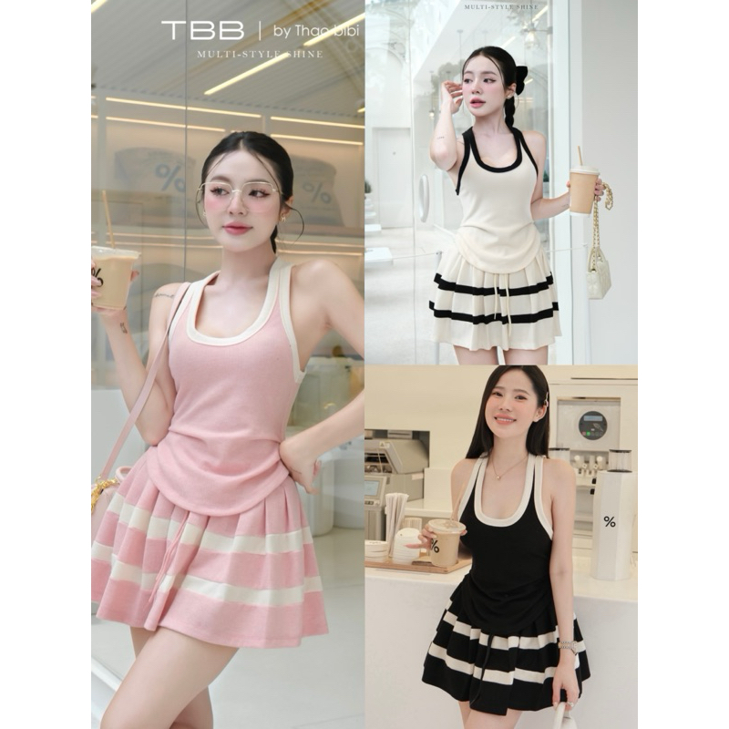 Sét thun viền sọc cao cấp TBB by thaobibi