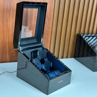 Hộp xoay đồng hồ 4 chế độ xoay - Hộp 3 xoay 3 tĩnh saike , lên dây cót đồng hồ cơ