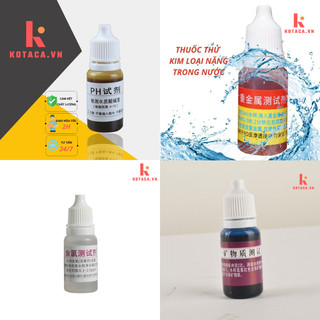 Dung dịch thử nước test clo thử ph kiểm tra khoáng, kim loại trong nước tiện dụng chính xác