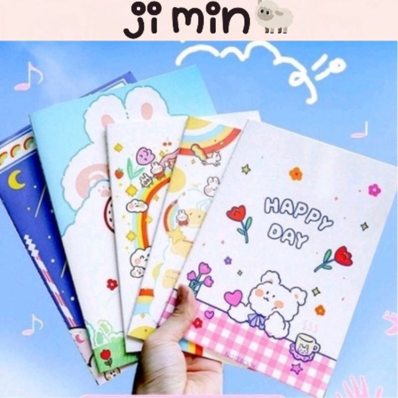Vở A5, Sổ A5, Tập Viết A5 60 Trang Siêu Xinh JIMIN 17