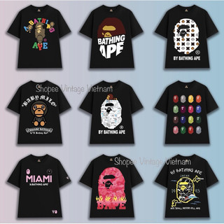 Áo thun bape * a bathing ape tổng hợp các mẫu hot - áo phông ape milo cao cấp đầy đủ bọc tag