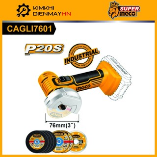 Máy mài góc dùng pin 20v ingco cagli7601