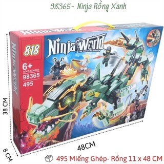 Bộ mô hình đồ chơi lắp rắp Ninja [NHIỀU MẪU] - Giúp trẻ phát triển trí tuệ, tư duy, sáng tạo