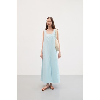 Nosbyn - đầm cổ vuông xẻ vạt trước - n406-d003