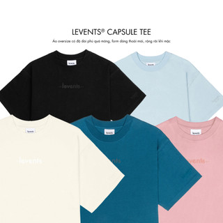 Áo Thun Levents Capsule Tee Tee 100% Cotton Unisex T-shirt Oversized