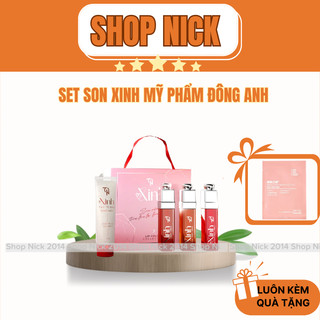 Set son xinh 3 cây mỹ phẩm đông anh - son xinh nguyễn huỳnh như