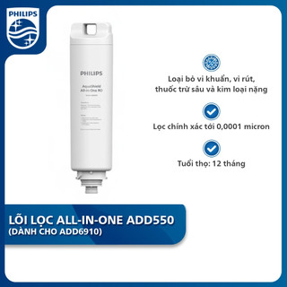[Hàng Chính Hãng] Lõi lọc Philips All-in-One ADD550 dành cho máy lọc nước RO để bàn ADD6910